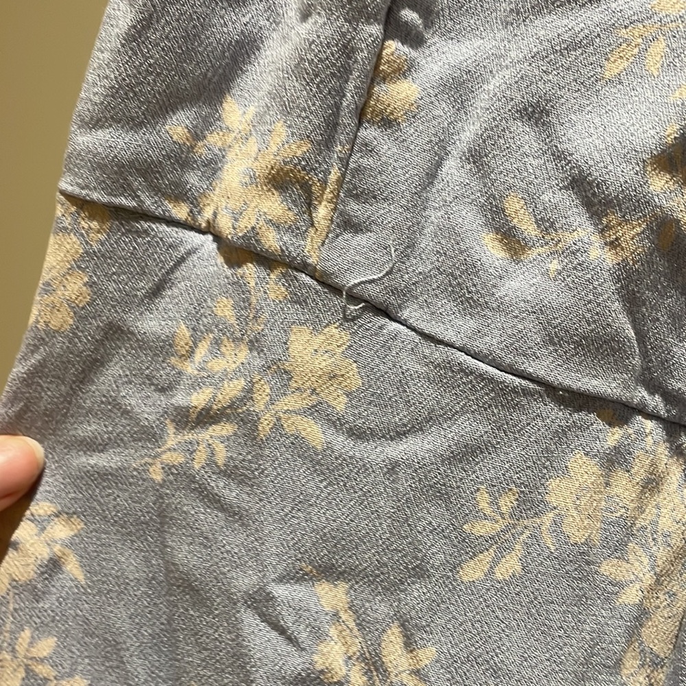 Blue Abercrombie wrap dress - Picture 3 of 6